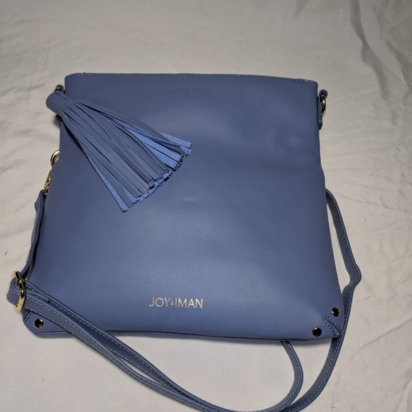 JOY & IMAN Leather Convertible Crossbody bag - Picture 5 of 7